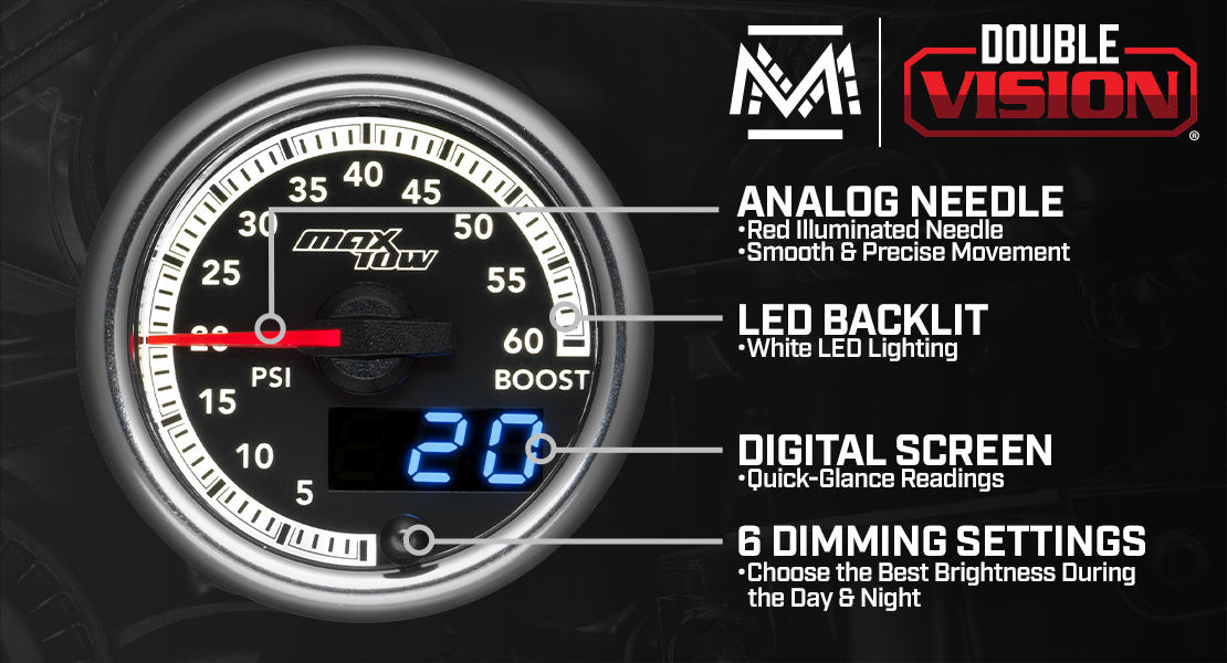 MaxTow Match for 4th Gen Cummins Gauge Series Details