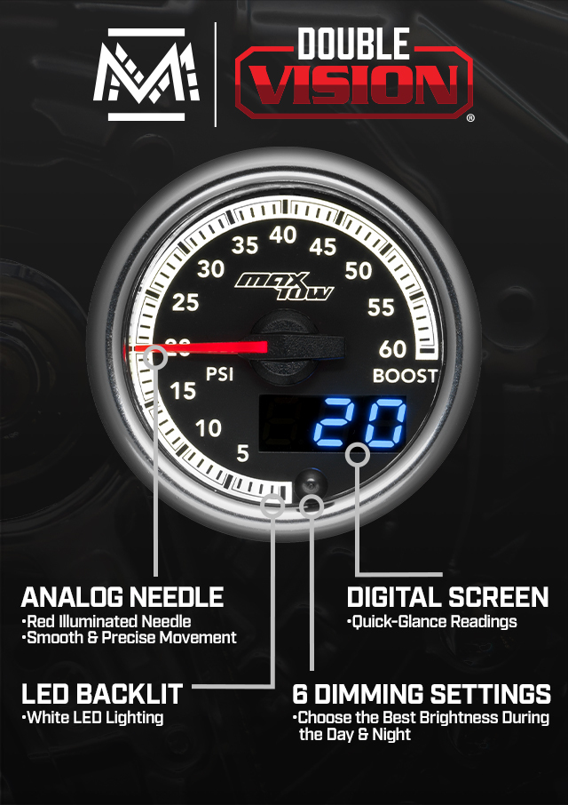 MaxTow Match for 4th Gen Cummins Gauge Series Details