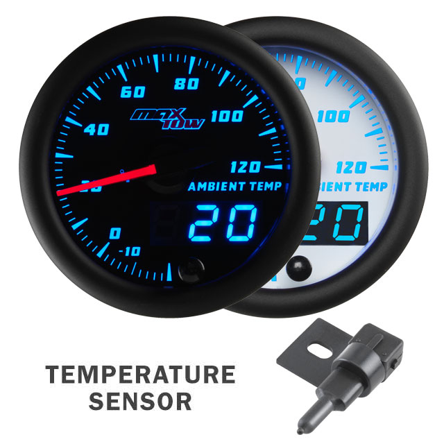 Digital Elite Waterproof Gauges, Water Temperature 100-280, Sensor Included