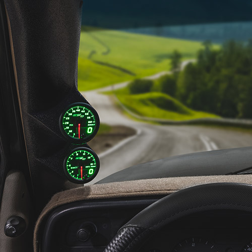 Ford SuperDuty Installed Gauge Pod