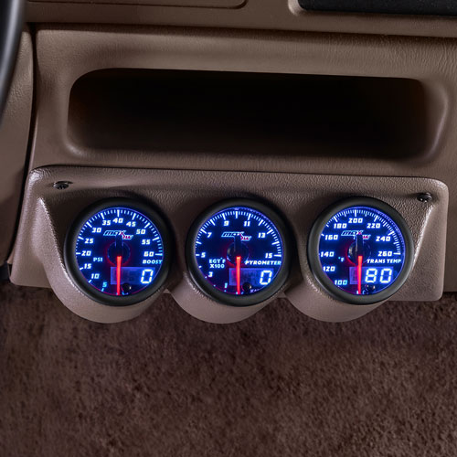 Ford SuperDuty Installed Gauge Pod