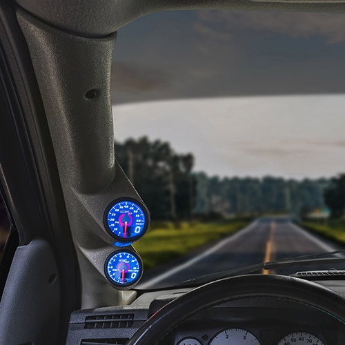 Ford SuperDuty Installed Gauge Pod