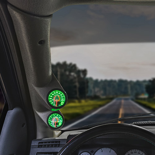 Ford SuperDuty Installed Gauge Pod