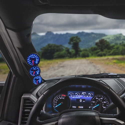 Ford SuperDuty Installed Gauge Pod