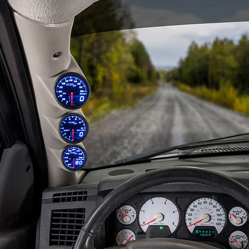 Ford SuperDuty Installed Gauge Pod