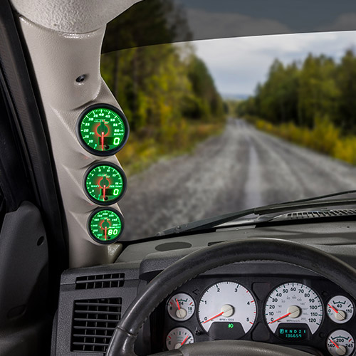 Ford SuperDuty Installed Gauge Pod