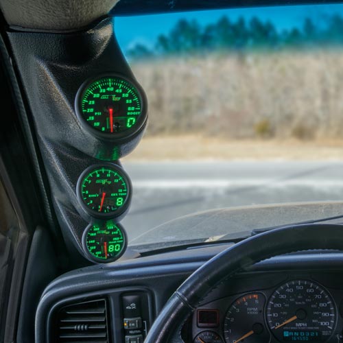 Ford SuperDuty Installed Gauge Pod