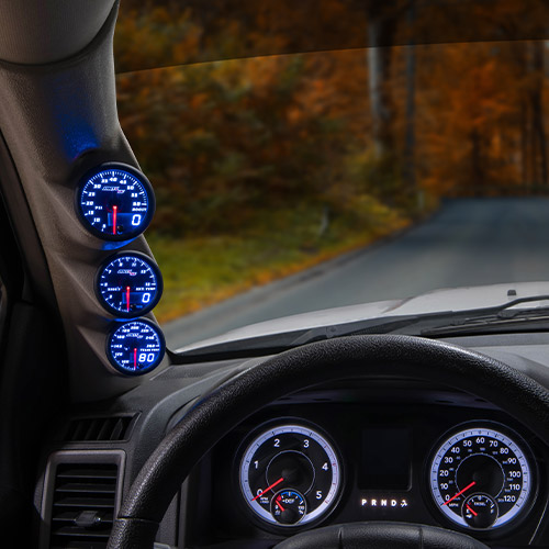 Ford SuperDuty Installed Gauge Pod