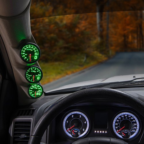 Ford SuperDuty Installed Gauge Pod