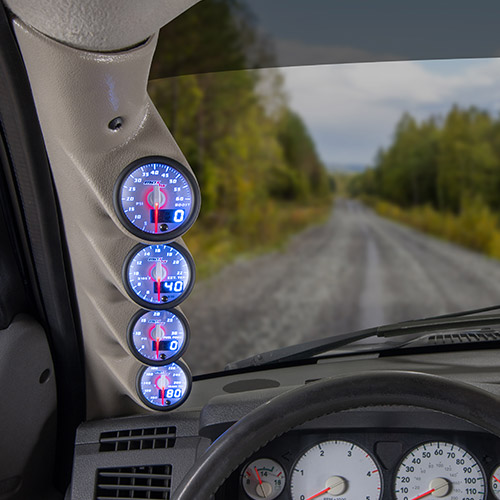 Ford SuperDuty Installed Gauge Pod