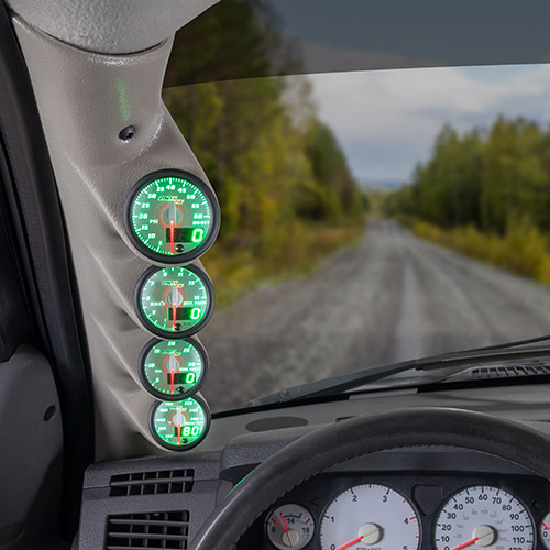 Ford SuperDuty Installed Gauge Pod