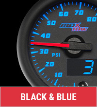 Black & Blue Double Vision Gauge Series