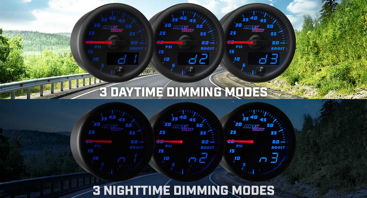 MaxTow Black & Blue Dimming Modes